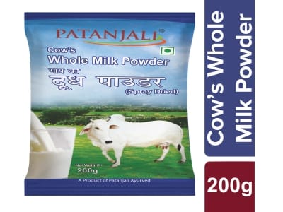 Patanjali Cow's Whole Milk Powder, 200 g