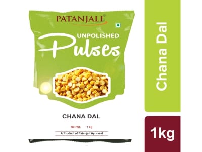 Patanjali Unpolished Chana Dal, 1kg