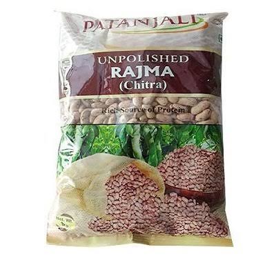 Patanjali Unpolished Rajma/Chitra, 1 Kg