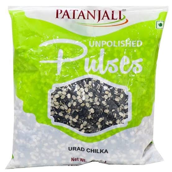 Patanjali Unpolished Urad  Chilka, 1kg
