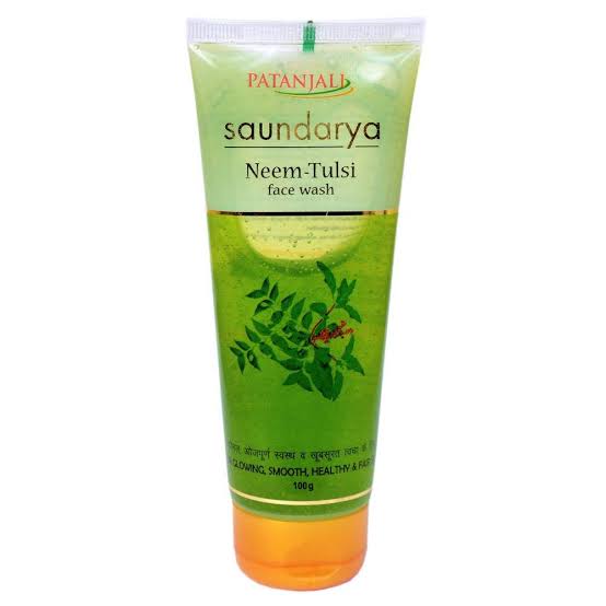Patanjali Saundarya Neem-Tulsi Face Wash, 100 g