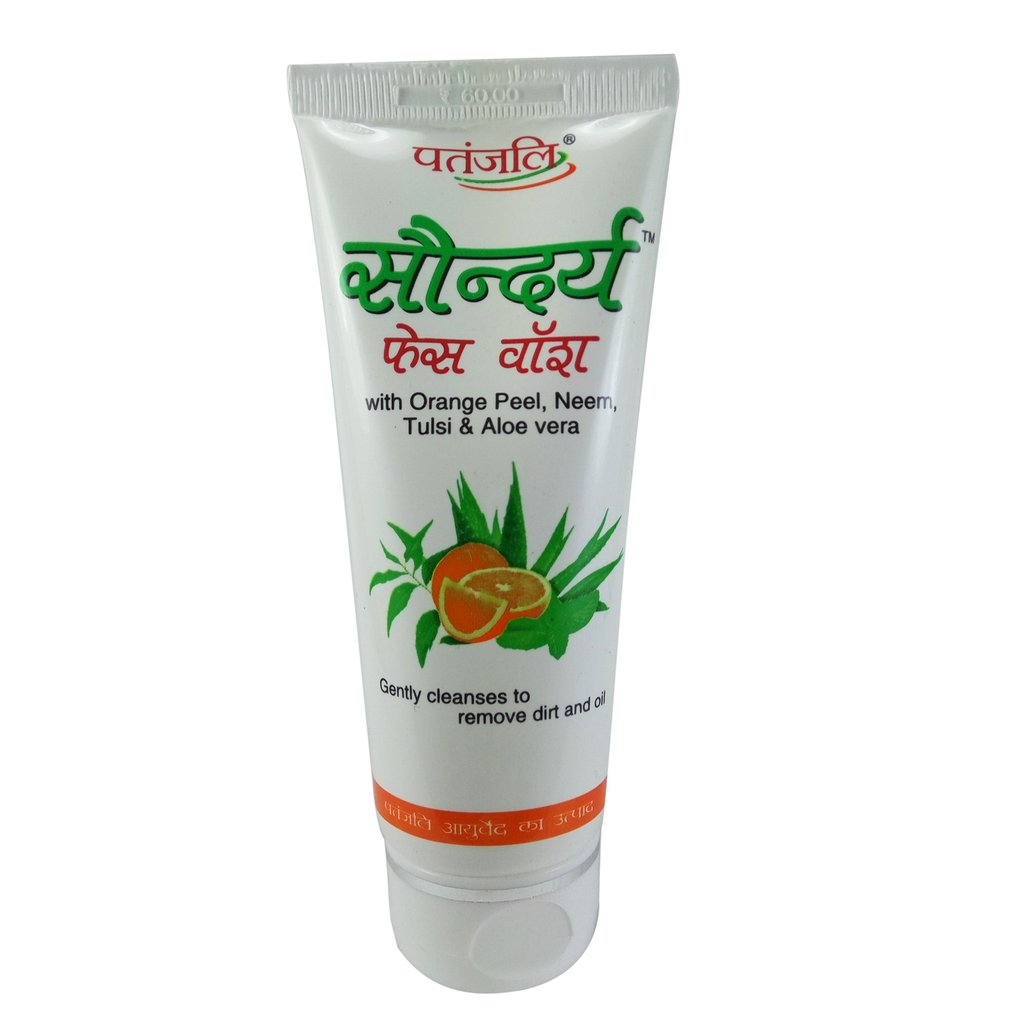 Patanjali Saundarya Face Wash, 60 g