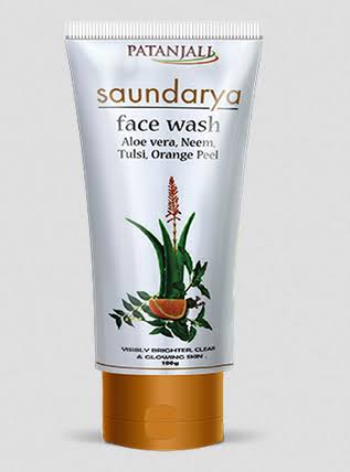 Patanjali Saundarya Face Wash (Aloevera,Neem,Tulsi,) 100 g